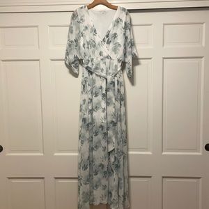 Baltic Born - Kia Kimono Maxi - Sage Floral